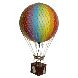 Fashion Luftballon 32Cm, Rainbow - Led Lys Lamper