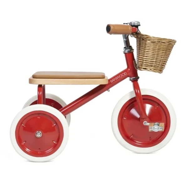 Clearance Trike Trehjulet Cykel- Red Løbecykler, Løbehjul & Cykelhjelme