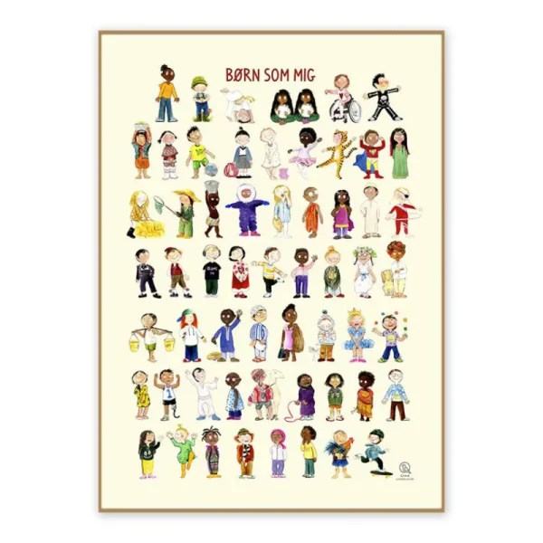 Online Plakat 50X70Cm, Born Som Mig Plakater & Wallstickers