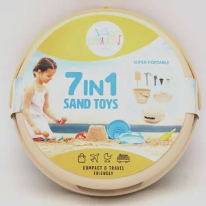 Store 7In1 SandLegetøj, Beige Udeleg