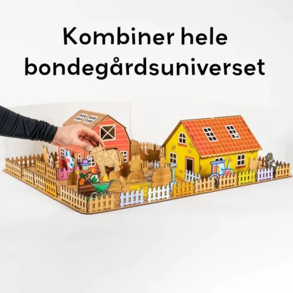 Online Mal Selv: Bondegarden - Dyrevenner Blandet Legetøj