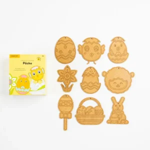 Online Mal Selv: Paskekassen, 9 Figurer Tegn & Mal