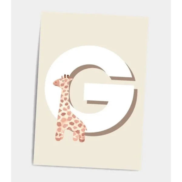 Outlet Dialaegt A5 Kort Bogstav G Plakater & Wallstickers