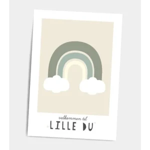 Cheap Dialaegt A5 Kort Velkommen Til Lille Du (Gron) Plakater & Wallstickers