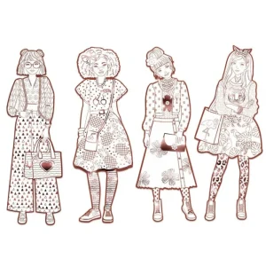 Fashion Farvelaeg, Nina & Venner Tegn & Mal