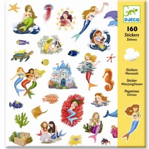 Flash Sale Klistermærker 160 Stk. Med Havfruer Klistermærker