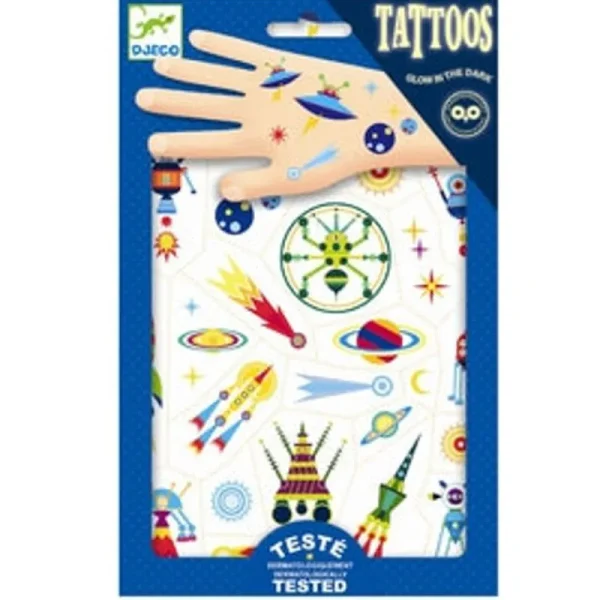Shop Tatoveringer Rummet Selvlysende Tatoveringer