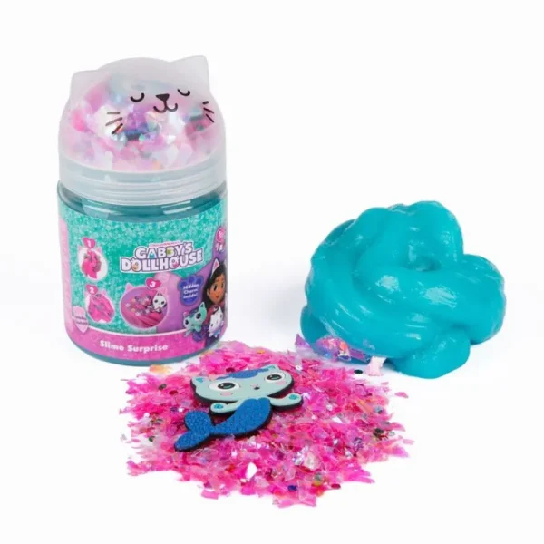 Outlet Gabbys Dollhouse 1Stk Suprise Slime Pot Modellervoks & Slim