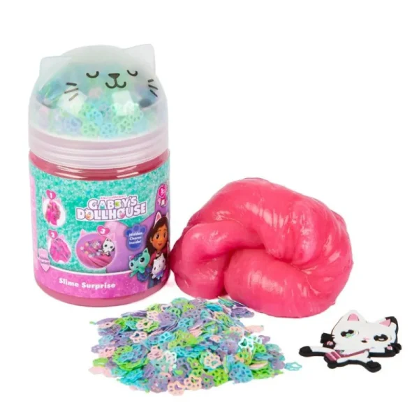 Outlet Gabbys Dollhouse 1Stk Suprise Slime Pot Modellervoks & Slim
