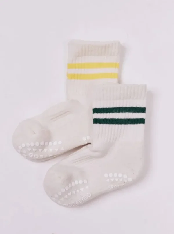 Cheap Skridsikre Sports Strømper Str.17-19 - Gul Kravletid