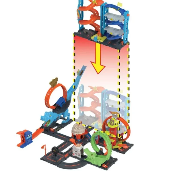 Sale City Transforming Race Tower Biler & Transport
