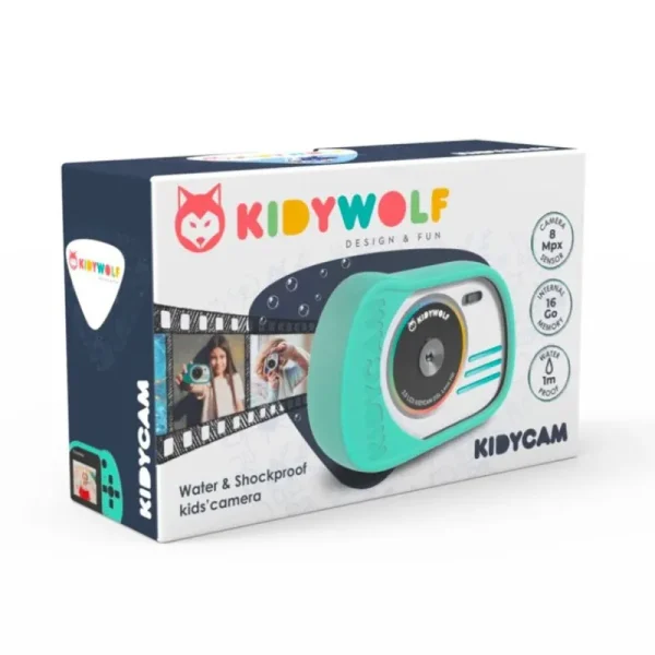 Flash Sale Kidycam Digitalkamera, Cyan Badeleg