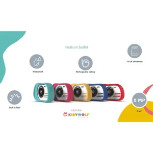 New Kidycam Digitalkamera, Bla Badeleg