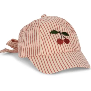 Outlet Konges Slojd Ellie Kasket Str.5-8Ar, Cherry Hatte Og Kasketter