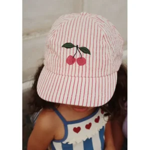Shop Konges Slojd Ellie Kasket Str. 12-18Mdr, Cherry Hatte Og Kasketter
