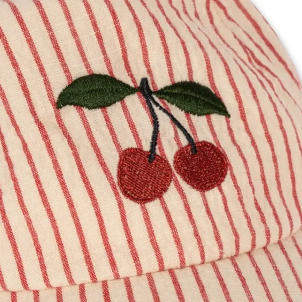 Outlet Konges Slojd Ellie Kasket Str.5-8Ar, Cherry Hatte Og Kasketter