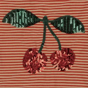 Sale Konges Slojd Jade Swimsuit Str.7-8 Ar, Glitter Stripe Badetøj