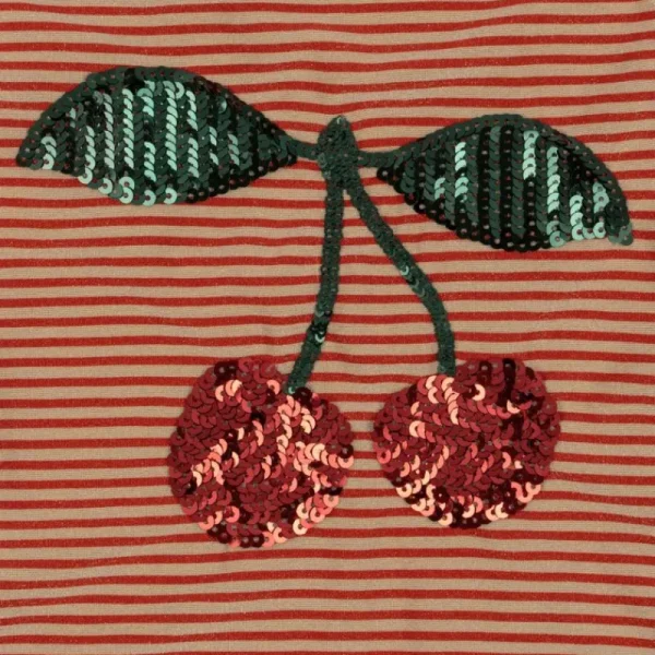 Sale Konges Slojd Jade Swimsuit Str.7-8 Ar, Glitter Stripe Badetøj