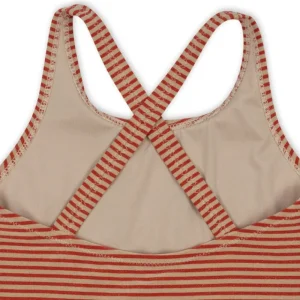 Sale Konges Slojd Jade Swimsuit Str.7-8 Ar, Glitter Stripe Badetøj