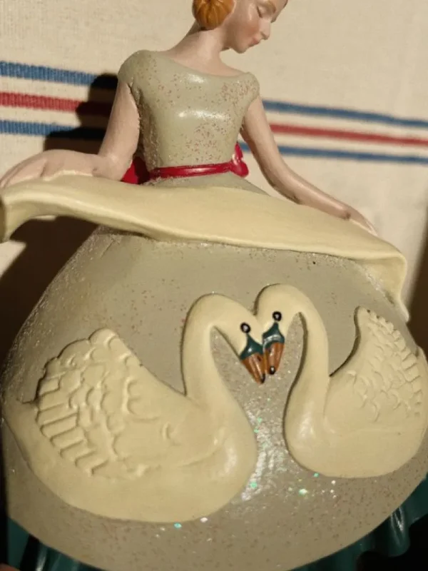 Fashion Konges Slojd Ornament 2023, Christmas Swan Ballerina Uroer Og Ophæng