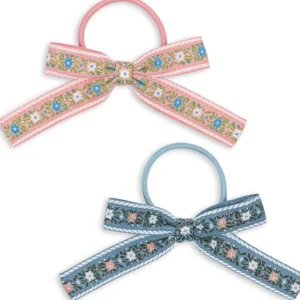 Outlet Konges Slojd 2Pk Ribbon Bow Elastic Hårelastikker
