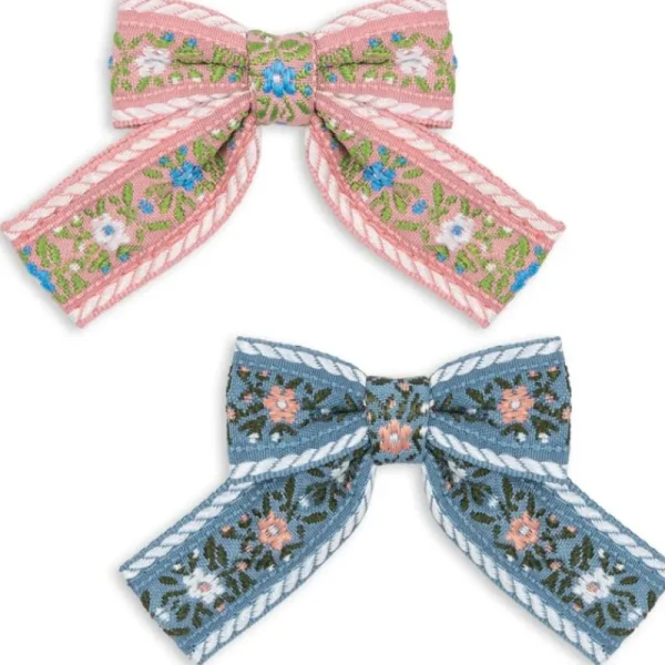 Hot Konges Slojd 4Pk Ribbon Bow Hair Clips Hårpynt