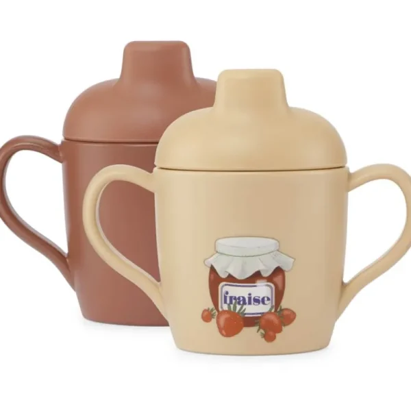 Hot Konges Slojd 2Pk Sippy Cup, Fraise Service
