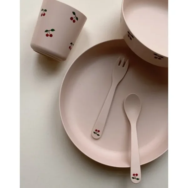 Outlet Konges Slojd Pla Dinner Set, Cherry Service