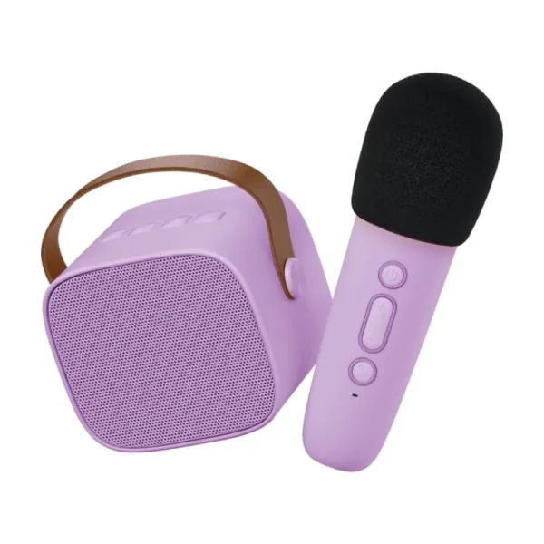 Online Bluetooth Hojtaler Og Mikrofon, Lilla Musik