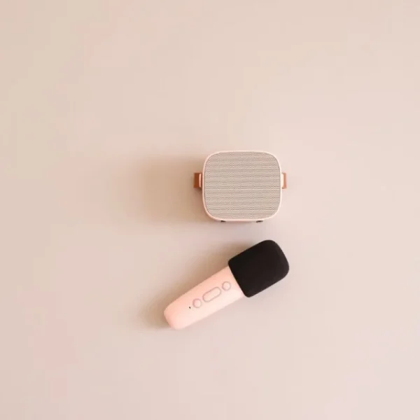 Fashion Bluetooth Hojtaler Og Mikrofon, Rose Musik