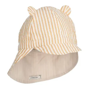 Shop Gorm Vendbar Solhat Str.1-2Ar, Stripe/Yellow Hatte Og Kasketter