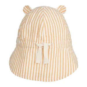Shop Gorm Vendbar Solhat Str.1-2Ar, Stripe/Yellow Hatte Og Kasketter