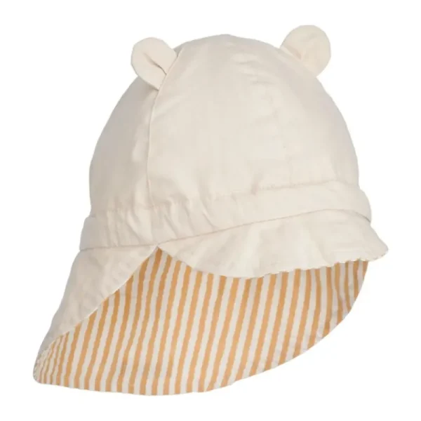 Shop Gorm Vendbar Solhat Str.1-2Ar, Stripe/Yellow Hatte Og Kasketter