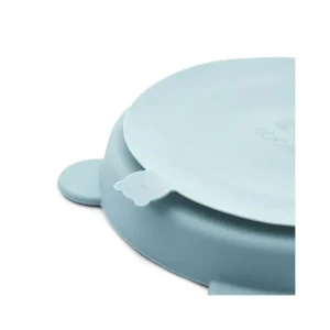 Sale Stacy Ruminddelt Tallerken Med Sugekop 2Pk, Sea Blue/Whale Blu Service