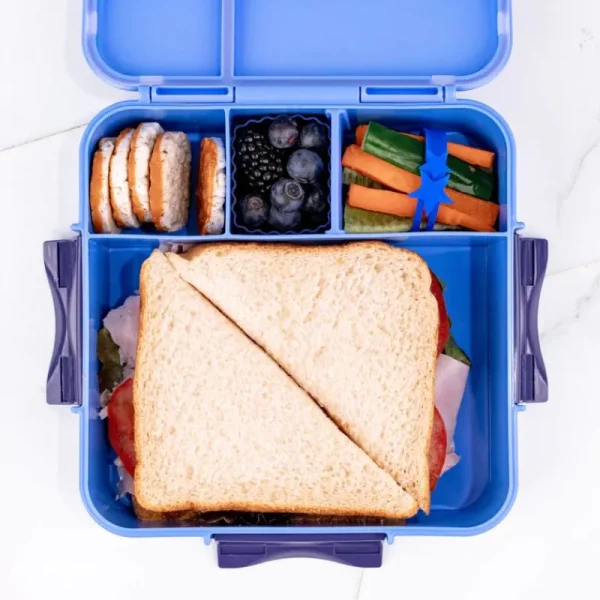 Store 'Bento Three+', Blueberry Madpakken