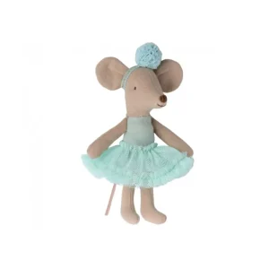 New Ballerina Mus, Lillesoster - Lys Mint Maileg