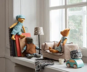Online Miniature Sofa Dukkemøbler & Tilbehør