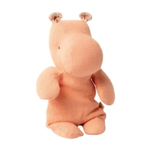 Store Safari Friends Flodhest Abrikos, Lille 22Cm Maileg