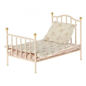 Store Vintage Seng, Mus Rosa Dukkemøbler & Tilbehør