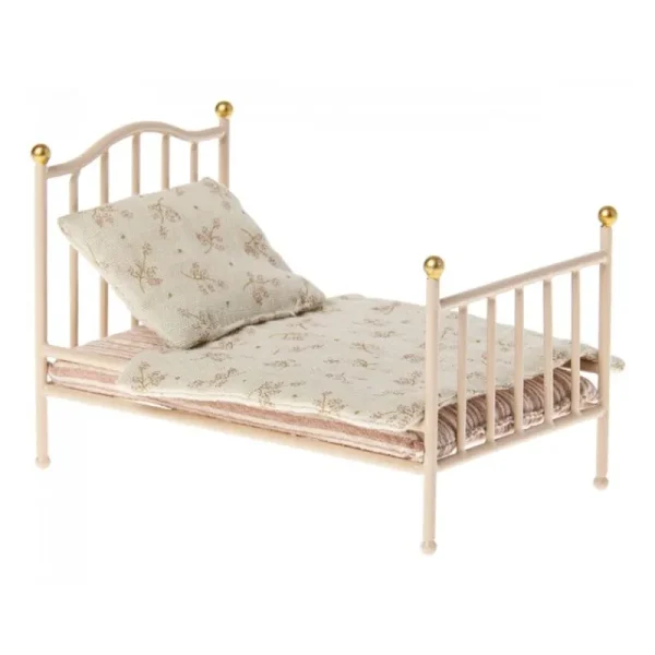 Store Vintage Seng, Mus Rosa Dukkemøbler & Tilbehør