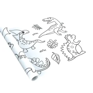 Store Kaempebanner Til Farvelaegning - Dinosaurer Magneter