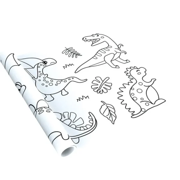 Store Kaempebanner Til Farvelaegning - Dinosaurer Magneter