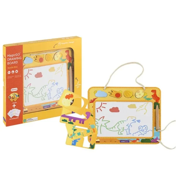 Store Magisk Tegnetavle Stor - Dinosaur Magneter