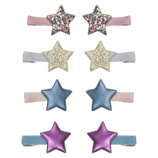 Best Sale 8 Harclips - Mini Star Ziggy Hårpynt