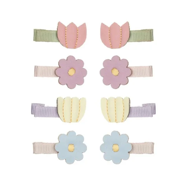 Best Sale 8 Harclips - Mini Meadow Blossom Hårpynt