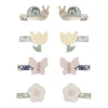Outlet 8 Harclips - Mini Garden Tulip Hårelastikker