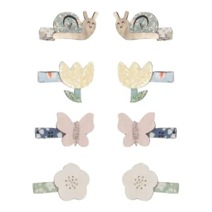 Outlet 8 Harclips - Mini Garden Tulip Hårelastikker