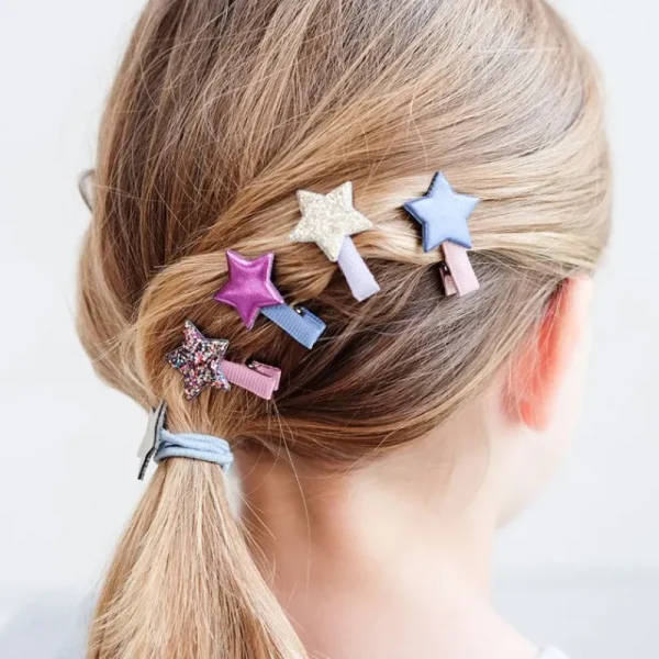 Best Sale 8 Harclips - Mini Star Ziggy Hårpynt