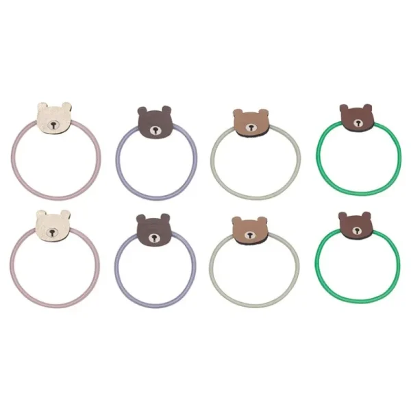 Best Sale 8 Hårelastikker - Billy Bear Hårelastikker