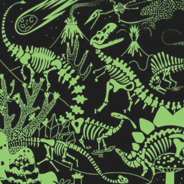 Fashion - Puslespil 500 Brk - Dinosaurer - Selvlysende Pusletid